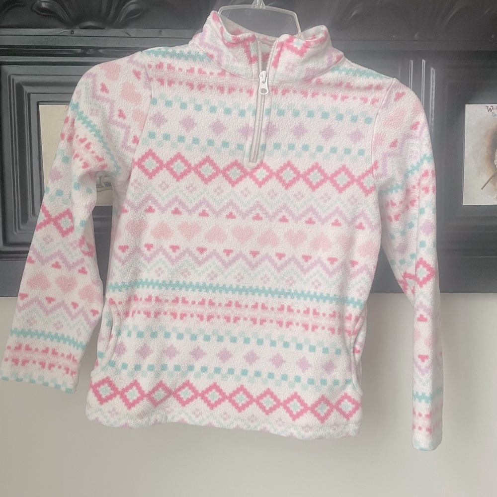 Girls fleece pullover from The Childrens Place size 7/8.